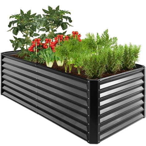 metal plant boxes at walmart|Planter Boxes in Outdoor Planters .